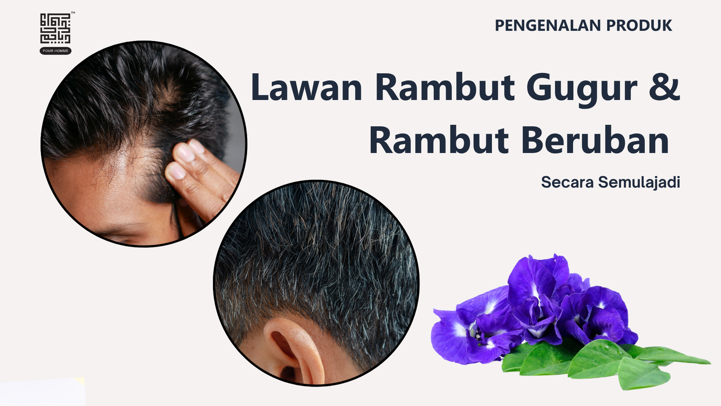 Pour Homme Syampu Soap Bar – Dengan Ekstrak Sel Stem Epal untuk Rambut Lelaki Sihat