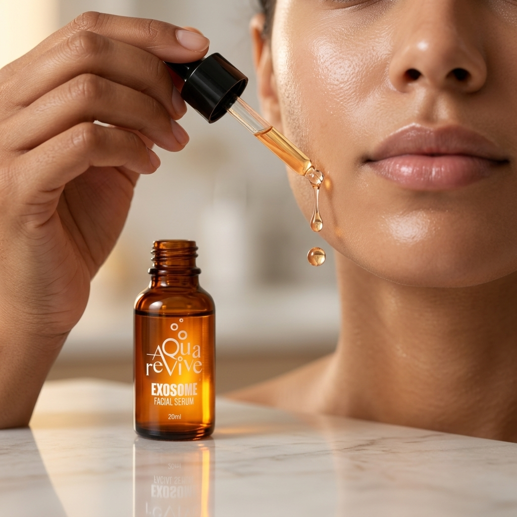 Aqua Revive Exosome Serum Wajah 20ml – Penjagaan Kulit Harian & Melembapkan