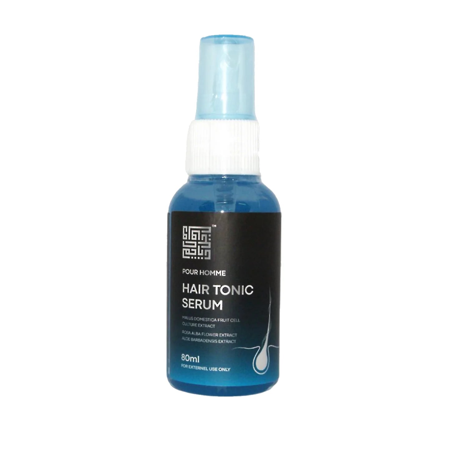 Pour Homme Hair Tonic Serum dengan Sel Stem Epal – Rambut Lelaki Nampak Kuat, Segar & Terurus