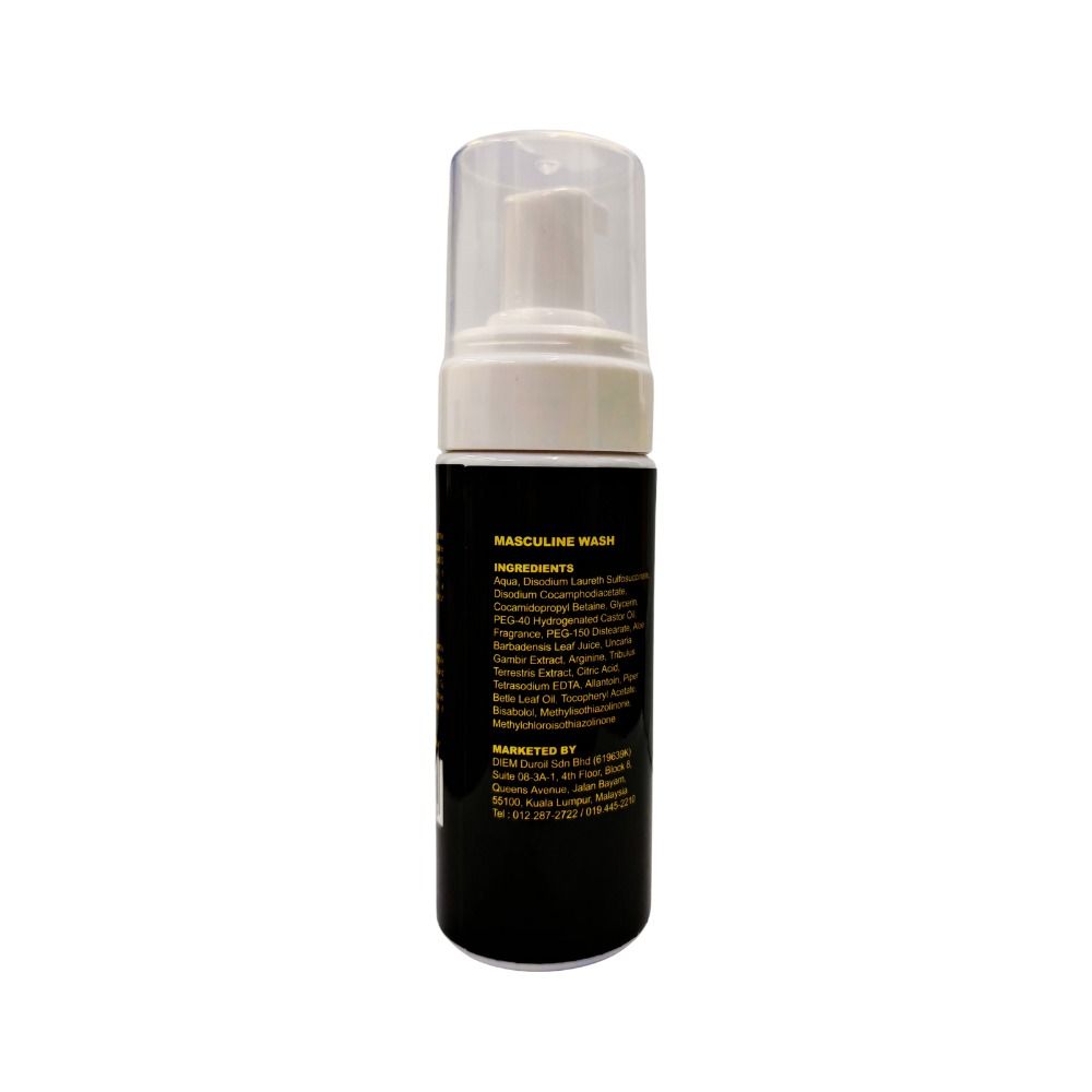 MASCULINE Wash 150ml - Penjagaan Badan dan Intim Harian untuk Lelaki (PAKEJ KACAK)