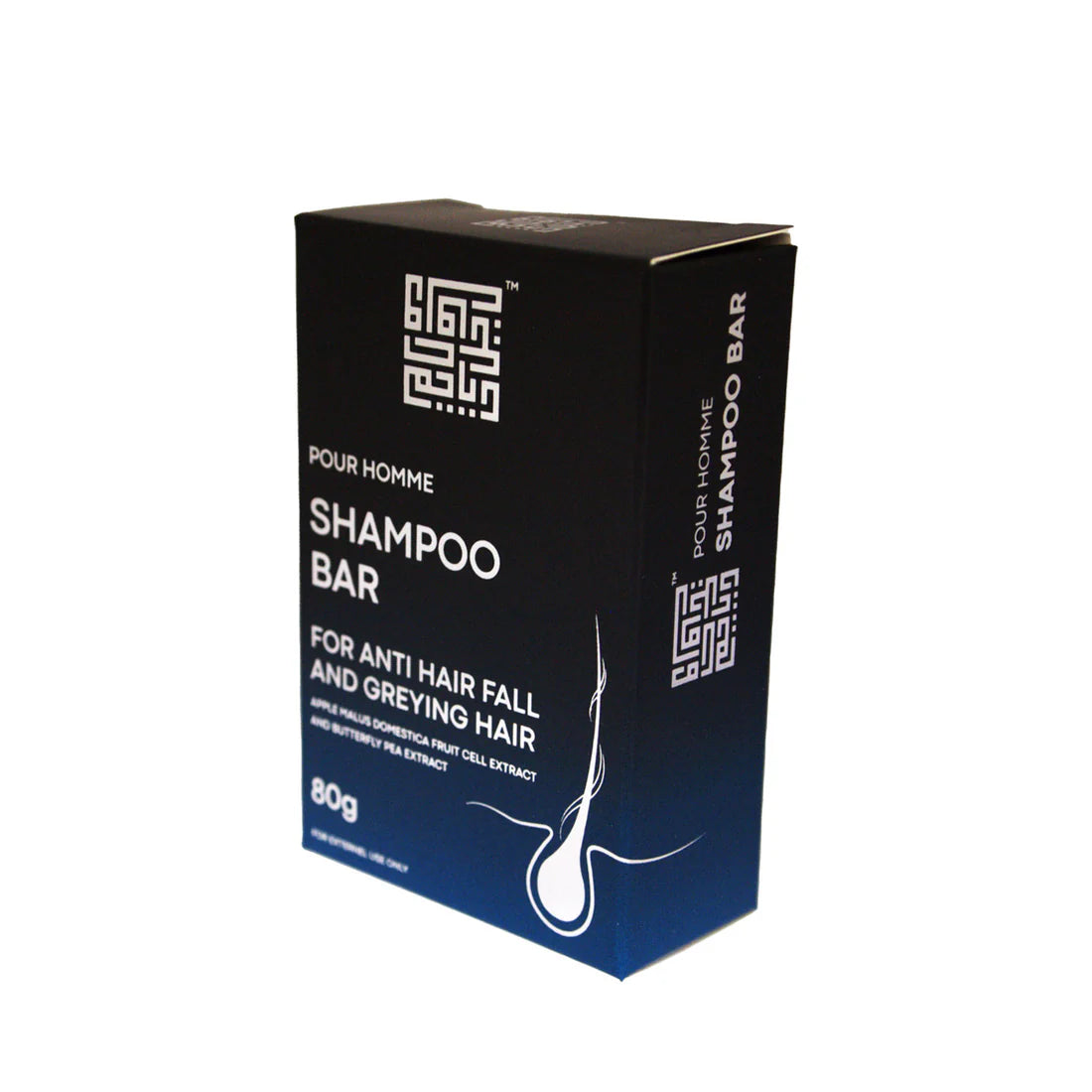 Pour Homme Syampu Soap Bar – Dengan Ekstrak Sel Stem Epal untuk Rambut Lelaki Sihat