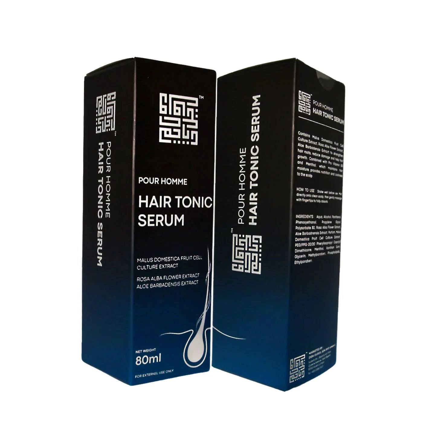 Pour Homme Hair Tonic Serum dengan Sel Stem Epal – Rambut Lelaki Nampak Kuat, Segar & Terurus